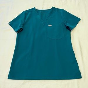 Figs Limited Edition/Discontinued Pacific Blue Small Catarina Top